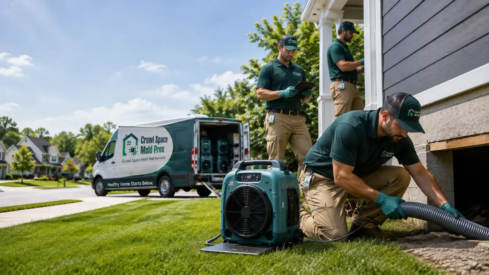 Crawl Space Mold Removal in Saint James, MN